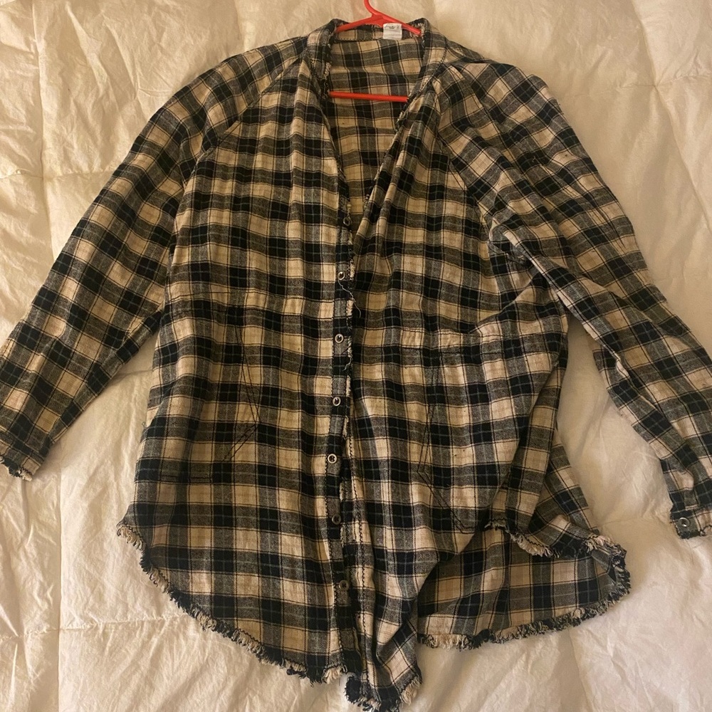 vici plaid tunic